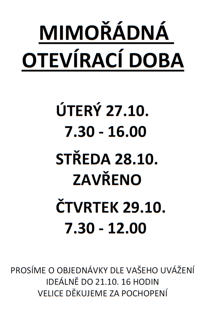 PROVOZNÍ DOBA